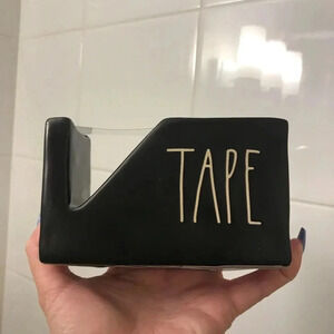 Rae Dunn Tape Dispenser Black